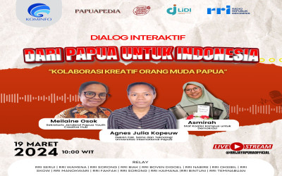 Dialog RRI Dari Papua Untuk Indonesia Episode III : "Kolaborasi Kreatif Anak Muda